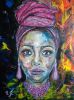 African Queen - Acryl auf Leinwand - 70 x 100 cm